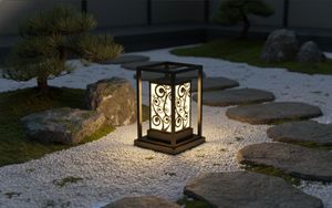 Premium Contemporary Outdoor Square Decorative <b>Wall</b> <b>Sconce</b> Garden Lighting Stainless Steel AC 200V E27 IP65 Black - Product Image 2
