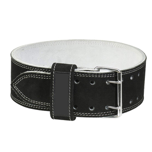 Strong Fitness Weightlifting Leather Belt Adjustable Gym <b>Training</b> Powerlifting Support <b>Strength</b> Workout Equipment Gear - Product Image 5