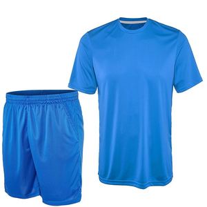 Conjunto de Dos Piezas Casual de Verano para Hombre, Camiseta y Pantalones Cortos de Algodón Transpirable con Estampado, Estilo Deportivo Holgado, Venta al Por Mayor - Product Image 1