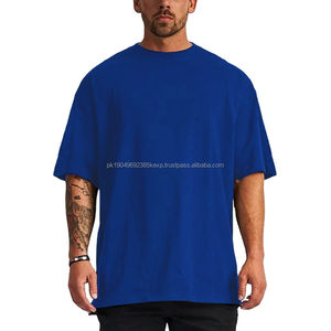 Wholesale Customized Print Logo Lightweight Oversized Baggy Loose <b>Men's</b> T <b>shirt</b> Short Sleeve Solid Color T <b>Shirt</b> For <b>Men</b> - Product Image 5