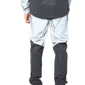 Conjunto de Chaqueta Cortavientos Ligera con Capucha y Cierre para Hombre y Pantalones, Traje Deportivo de Dos Piezas - Product Image 5