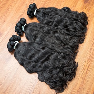 Extensions de cheveux ondulées naturelles en gros 100% cheveux humains Super qualité prix d'usine prêt à expédier - Product Image 5