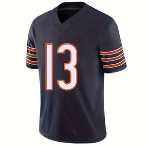 Breathable 100% Polyester Men American <b>Football</b> Jersey Heat Transfer Print Short Adults Custom Name Number Logo Wholesale - Product Image 5