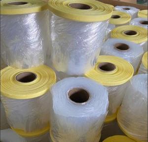 Rollo de cinta adhesiva de goma de enmascarar PE de vinilo transparente duradero de un solo lado, respetuoso con el medio ambiente, resistente al calor - Product Image 3