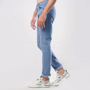 Pantalon homme style nouveau pour usage extérieur, jeans de qualité supérieure, couleur unie, prix avantageux. - Product Image 2