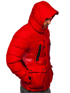 Fashion Men Puffer <b>Jacket</b> with Modern <b>Quilted</b> <b>Pattern</b> Comfortable Fit for Winter Streetwear Collection - Product Image 4