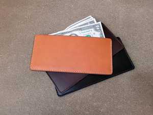 Compact Bulk Leather Wallet Portable Long Envelope Money Pouch Clutch <b>Folder</b> Elegant Coin Purse Tiny <b>Card</b> Holder for Cash - Product Image 5