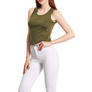 Camisetas de Tirantes Personalizadas para Mujer, Modelo 2026, Servicio OEM, Ropa Casual de Verano, Color Sólido, Transpirable, Secado Rápido, Ecológica - Product Image 3