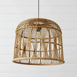 Lámparas de Techo de Ratán Artesanales, las Más Vendidas, Pantallas para Lámparas de Decoración de Sala de Estar, Lámparas Colgantes y de Araña de Vietnam - Product Image 1