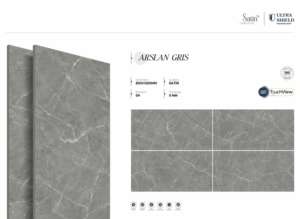 Dalles de porcelaine de luxe à surface teintée 800X1600 |   1200X1800 |   Carreaux grand format 750x1500 mm pour des espaces de vie élégants et des applications commerciales - Product Image 2