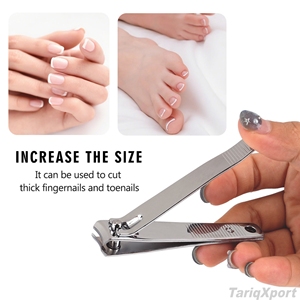 Cortauñas Profesional de Acero Inoxidable Plateado, Cortador de Uñas Grande para Salón de Manicura y Pedicura - Product Image 6