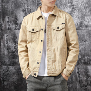 Venta Directa de Fábrica, Chaqueta Vaquera de Lona para Hombre, Diseño de Logotipo Personalizado, Alta Calidad, Impermeable, Resistente al Viento, Transpirable, para Invierno - Product Image 6