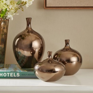 Juego de Jarrones Modernos de Cobre para Mesa, Decoración Hecha a Mano para el Hogar, Diseño Interior para Sala de Estar - Product Image 6
