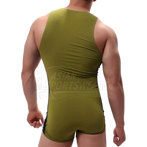 Low MOQ Design Your Own Wrestling <b>Singlets</b> Different Style New Design <b>Singlets</b> In Reasonable Price - Product Image 6