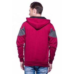 Sweat-shirt à capuche pour homme, grande taille, fermeture éclair complète, sweat-shirt personnalisé, broderie, manches régulières, polaire technique - Product Image 3