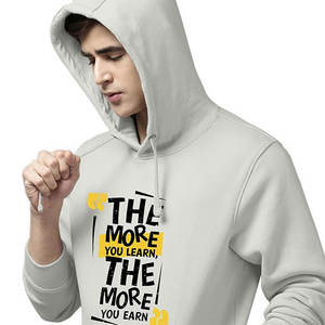 Vente en gros de sweats à capuche en molleton pour hommes, couleur unie, décontractés, respirants, coupe-vent, tricotés, avec logo personnalisé, 100% coton - Product Image 5