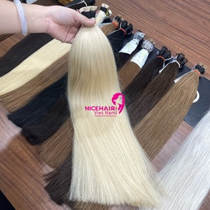Les meilleurs fournisseurs de cheveux au Vietnam, meilleur prix, extensions de cheveux humains en vrac, non traités, vierges, sans produits chimiques. - Product Image 1