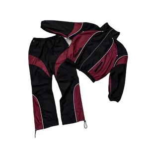 Conjunto Deportivo Cortavientos Ligero Hecho a Medida para Hombre, Chaqueta y Pantalones Cortavientos Casuales - Product Image 1