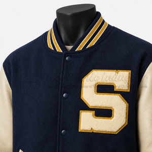 Chaqueta Universitaria al por Mayor, Personalizable con Logotipo, Chaqueta de Invierno para Universidad, Chaqueta Universitaria de Lana de Buena Calidad para Hombre, Chaqueta de Béisbol - Product Image 5