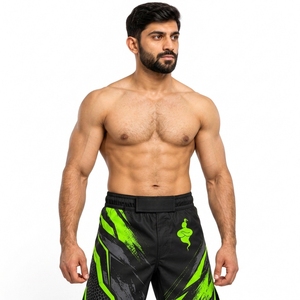 Shorts d'entraînement pour hommes, flexibles, légers, vêtements d'entraînement MMA, tissu respirant, entraînement, fitness, sport - Product Image 5