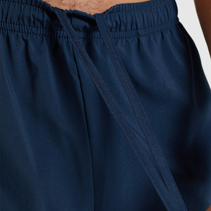 Shorts de sport pour homme, couleur unie, séchage rapide, avec cordon de serrage, taille élastique, poches, longueur mi-longue, style sportif, gris, polyester - Product Image 5