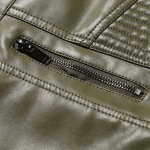 Chaquetas de Cuero Clásicas con Cierre para Hombre, Diseño 2026, Nueva Colección, Chaquetas de Cuero para Hombre de Invierno, Color Personalizado - Product Image 4