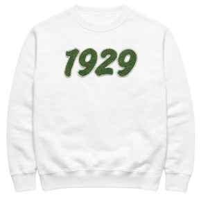 Sudadera blanca de la hermandad Iota Phi Lambda, ropa con letras griegas, año de fundación 1929, jersey informal para mujer, top con cuello redondo - Product Image 5