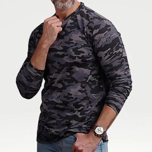 Sweat-shirts pour hommes personnalisés avec impression par sublimation camouflage, haute performance, choix populaire des clients, pull - Product Image 1