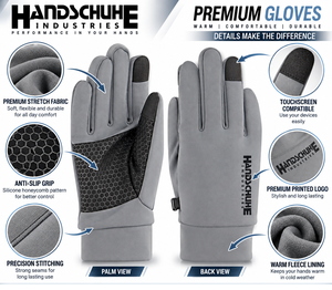 Gants de course multifonctionnels en gros, imperméables, à doigts complets, avec poignets ajustables, pour l'hiver, le snowboard et l'équitation - Product Image 5