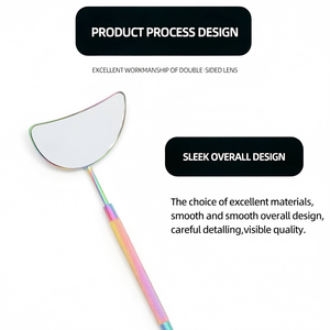 Espejo para Extensión de Pestañas en Forma de Luna, Desmontable, de Acero Inoxidable, para Lifting de Pestañas, Herramienta de Maquillaje, Accesorios de Belleza - Product Image 2