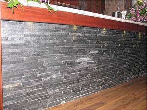 K. Black 100% Natural Stone Panel for exterior Decoration Hotel Use with 100% Natural Stone Panels Resistant 15-Year Warranty - Product Image 5