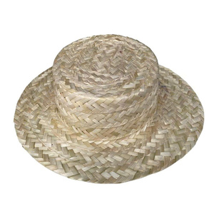 Chapeau de paille vert en feuilles de palmier à très large bord pour l'été, la plage, le surf, le style cowboy, pour usage extérieur, vente en gros - Product Image 4