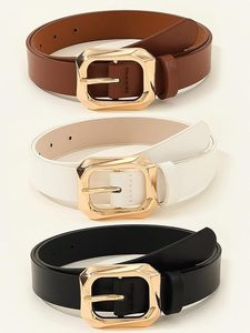 Ceinture en cuir véritable abordable et élégante pour hommes, idéale pour jeans, pantalons, tenues décontractées et de bureau – Artisanat du cuir - Product Image 5