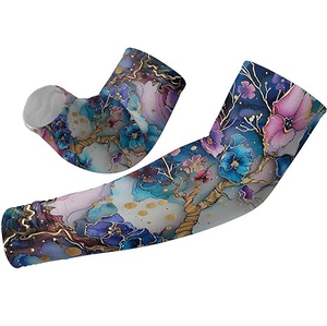 Manchettes de protection UV en polyester/spandex unisexes, vente en gros, manchettes personnalisées par sublimation pour moto et cyclisme, pour enfants - Product Image 6