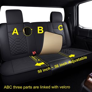 Funda de Asiento Completa de Cuero Sintético Impermeable GXT para Camioneta Dodge RAM 1500 2500 3500 2013-2021 - Product Image 6