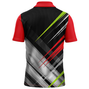Chemises polo pour hommes de haute qualité, faible MOQ, chemises polo de sport personnalisées sublimées, tissu polyester - Product Image 4
