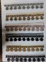 Fourniture en gros de bordure en dentelle ornée de pierres brillantes et de broderie de cristaux perlés exquise pour robes de soirée et vêtements de mode