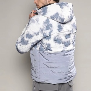Trendy Outfit Factory Outlet Men Bubble <b>Jacket</b> <b>Long</b> Sleeve Hooded Collar <b>Waterproof</b> Men Puffer Down <b>Jacket</b> - Product Image 3