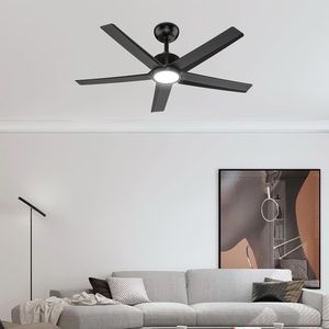 Ventilatore da soffitto reversibile da 44 pollici con luci, motore DC silenzioso, telecomando - Grande volume d'aria 5D W5 (Non disponibile per la spedizione) - Product Image 3