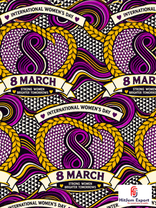 Tela Africana con Estampado de Cera, Textil de Algodón Ankara, Día Internacional de la Mujer 8 de Marzo, Fabricante OEM ODM Personalizado, Proveedor Mayorista - Product Image 5