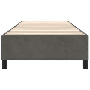 โครงเตียงกำมะหยี่สีเทาเข้ม โพลีเอสเตอร์ 100% หุ้มด้วยไม้อัดและไม้เอ็นจิเนียร์ ทนทานและมีสไตล์ - Product Image 5