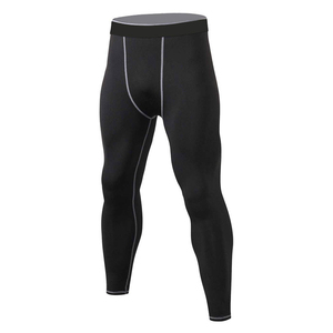 Ensemble de sport vintage pour homme, trois pièces, pour l'automne, fitness, course à pied, yoga, ajusté, manches longues, respirant, séchage rapide, imprimé léopard - Product Image 2