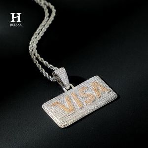 Collier pendentif de luxe Hip Hop avec lettre/logo, Or 14K/18K, Diamant de laboratoire/naturel, Fournisseur de bijoux en gros - Product Image 2