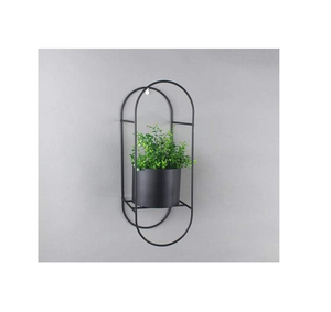 Macetero colgante de pared de hierro de calidad premium para un jardinería vertical elegante con un marco metálico resistente a un precio asequible. - Product Image 1