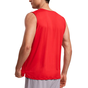<b>Mens</b> Sports Sleeveless Shorts Quick Dry Loose Tank Top Solid Breathable Training Fitness Vest Basketball Running <b>Singlet</b> - Product Image 2