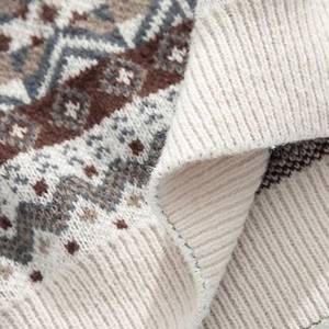 Men's Knitted Winter <b>Sweater</b> <b>Argyle</b> Pattern Breathable Anti-Pilling Pullover Thick Acrylic Full Sleeve Regular Fit - Product Image 5