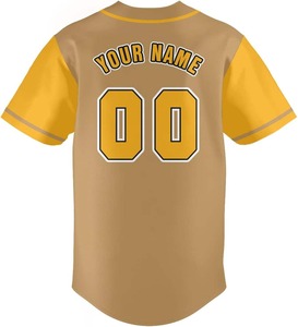 Camiseta de Béisbol Unisex de Alto Rendimiento, Personalizada, Transpirable, de Secado Rápido, Antibacteriana, Tallas Grandes, 100% Poliéster - Product Image 3