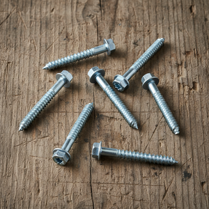 Tornillo de Cabeza Hexagonal Externa de Acero al Carbono CLASE 4, Marca PDC, Modelo 4, Resistente a la Corrosión, Galvanizado en Caliente, Rosca para Madera, Métrica/Pulgada - Product Image 6