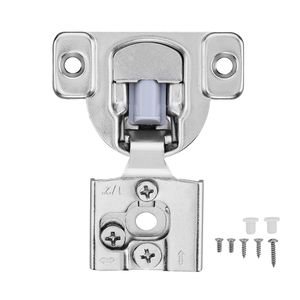 Cerniere per Mobili, Confezione da 20, a Sovrapposizione Parziale, Apertura 105°, Chiusura Ammortizzata, Nascoste per Armadietti - Product Image 1
