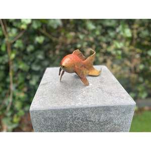 Escultura de Pez de Bronce, Artesanía Metálica Creativa, Precio al por Mayor, Decoración Moderna para Sala de Estar y Hogar - Product Image 4